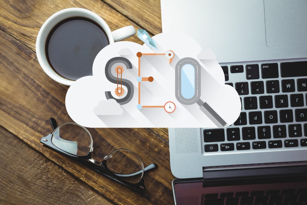 photo montrant un logo SEO